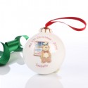 beautiful china bauble for baby's first Christmas