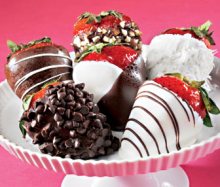 Yummy chocolate strawberries